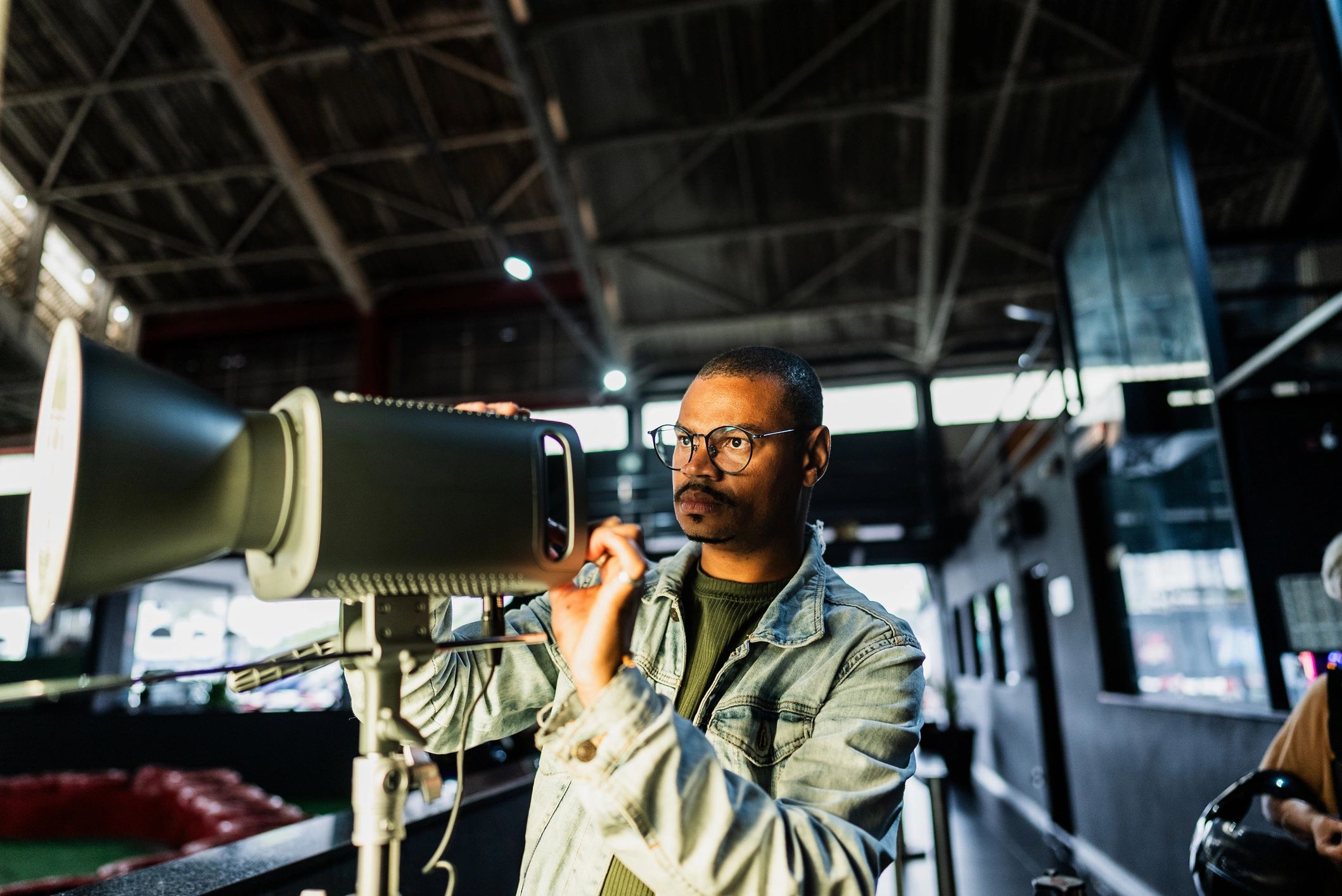 Professional portrait of a technician